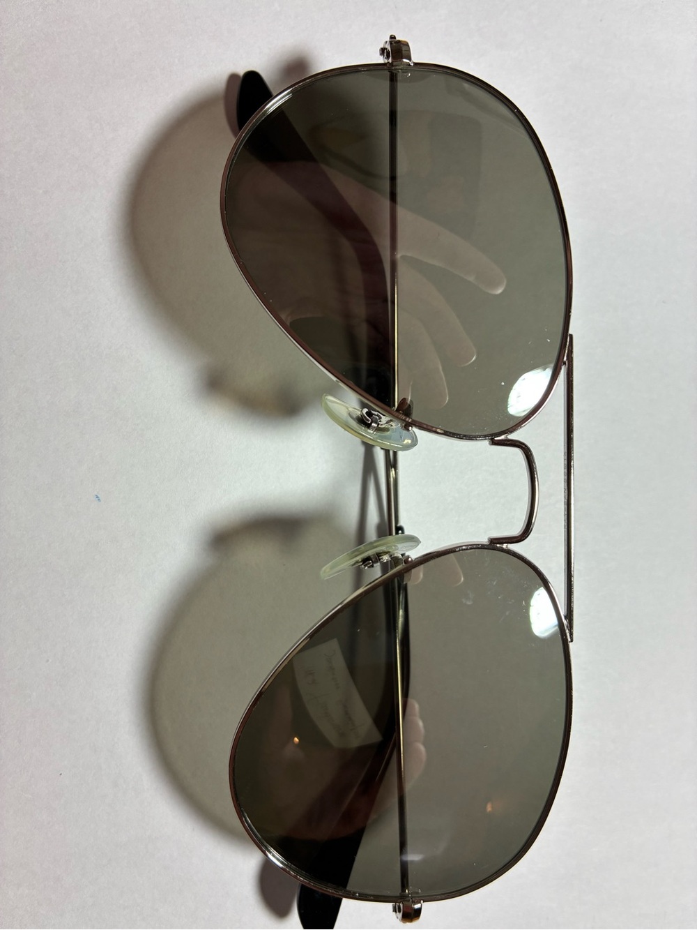Small silver Ray Ban 55x14 - with New poly
Polarized mirror lenses